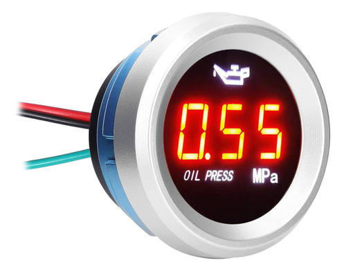 Medidor Presión Aceite Digital Con Alarma 0-1.00mpa Sensor P