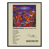 Cuadro Carlos Santana Supernatural C/ Firma