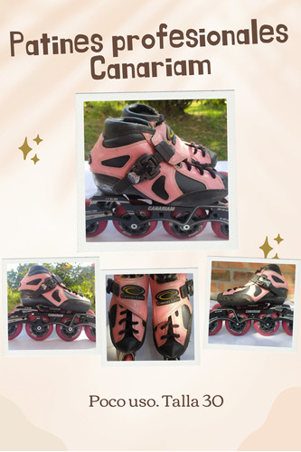 Patines Profesionales Canariam Originales! Usados Talla 30 