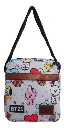 Mariconera Cuadrada + Mochila Chica Bts Bt21