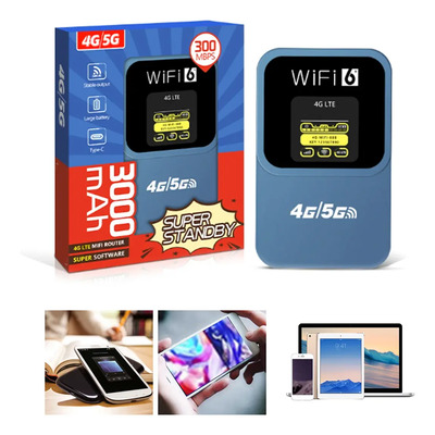 Módem De Internet Inalámbrico 4g Lte Portátil Wifi Azul | Meses sin interés