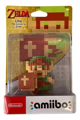 8 Bit Link Amiibo Legend Of Zelda Nintendo Amibo 8bit