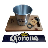 Esterilla + Kit Mini Frapera Tabla Destapador Cerveza Corona