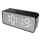 Reloj Despertador Parlante Bluetooth Alarma Micro Sd Radio