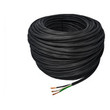 Cable Electrico Cca Uso Rudo Konect 3x#10 25 Metros Negro