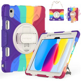 Funda Antiimpacto Para iPad 10.9 De 10.9 Pulgadas Con Soport