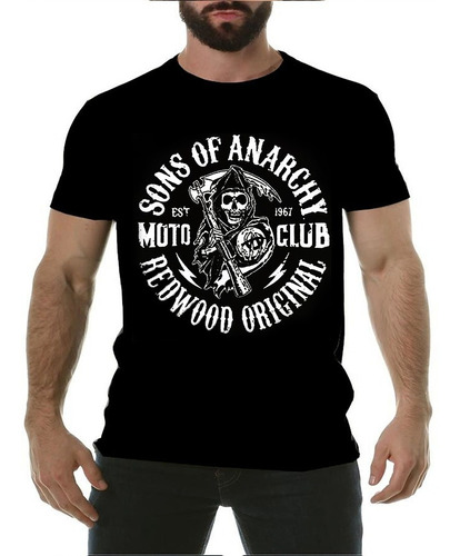 Camiseta Sons Of Anarchy, Samcro, Redwood Original
