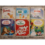 Coleccion De 6 Libros Clásicos 1981 Walt Disney Dumbo Bambi 