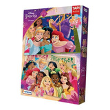 Puzzle X 2u Rompecabezas Disney Princesas 24 Y 36 Piezas Tapimovil