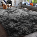 Pagisofe Alfombra De Área Grande De Color Gris Oscuro Para