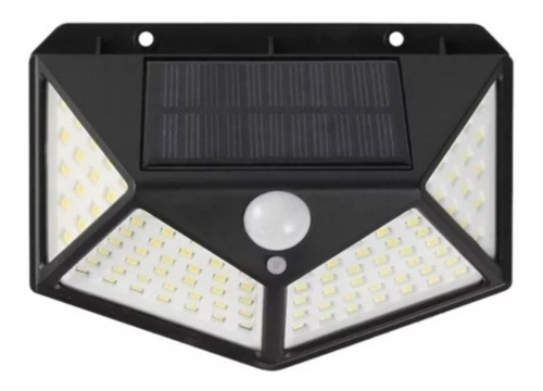 Focos Exteriores 100 Led Lampara Solar Luz Fija Tenue Sensor