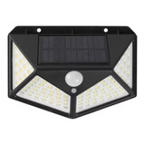 Focos Exteriores 100 Led Lampara Solar Luz Fija Tenue Sensor