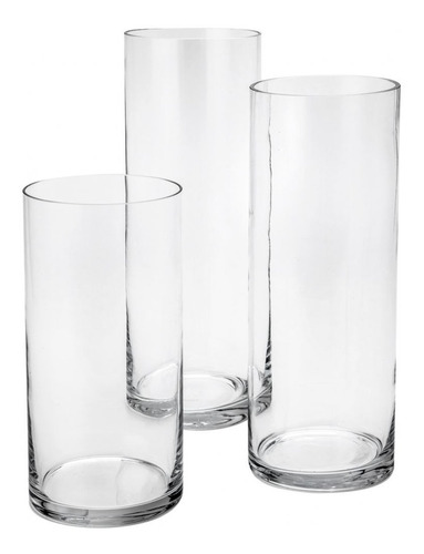 Tubos Vasos De Vidro Cilindrico - 10 Cm Por 10/20/30 Cm