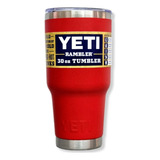 Vaso Yeti Original 30oz Con Tapa Color Rojo