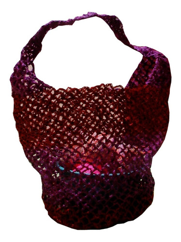 Mochila Tejida/artesanal/crochet/tipo Red