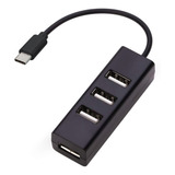 Hub Usb-c A 4 Puertos Usb 2.0 Ayecehi Para Mac Galaxy Y Mas