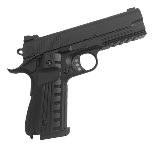 Pistola Airsoft 1911 Black 6 Mm Replica Metalica Vigor Ct