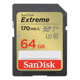 Sandisk Extreme 64gb Tarjeta De Memoria Sdsdxv6-064g-gncin