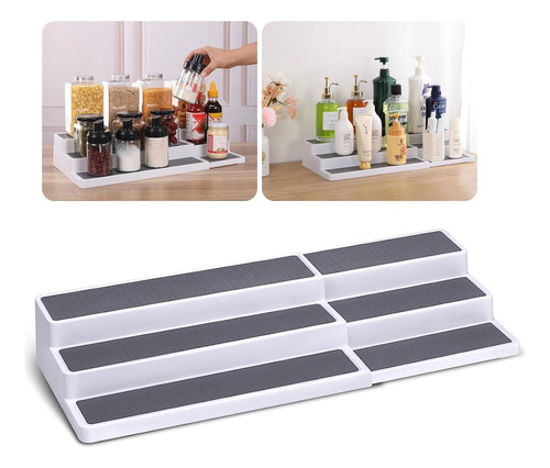 66cm Organizador Extensible Cocina Especier 3 Nivel Plástico