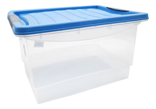 Organizador 18 Lts Caja Plastica 29 X 35 X 21 Cm Con Traba