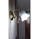 Aplique Pared 1 Luz Bronce Labrado Tulipa Leer Descripcion