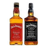 Kit Whiskey Jack Daniel's Tennessee Old N. 7 + Fire 1000ml