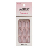 Kiss Unhas Autocolantes Bipam520 Impress Bailarina Chic