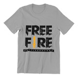 Polera Unisex Freefire Game Videojuego Logo Estampado Algodo