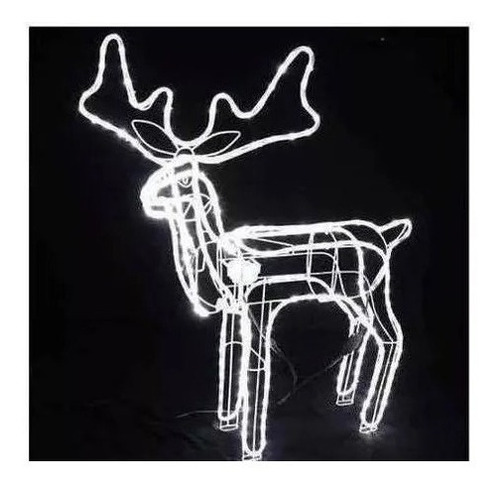 Pack 3 Reno Navidad Luces Led  120 Cm Con Movimiento 