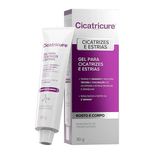 Cicatricure Gel Para Cicatrizes E Estrias Rosto E Corpo -30g