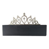 Corona De Reina Cintillo Para Mujer Y Niñas Diadema Plateada