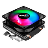 Fan Cooler Aerocool Air Frost 2 Disipador Cpu Intel Amd Led Negro