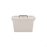 Caja Organizadora Plastica X 8 Grande Pastel Deco  38x28x22