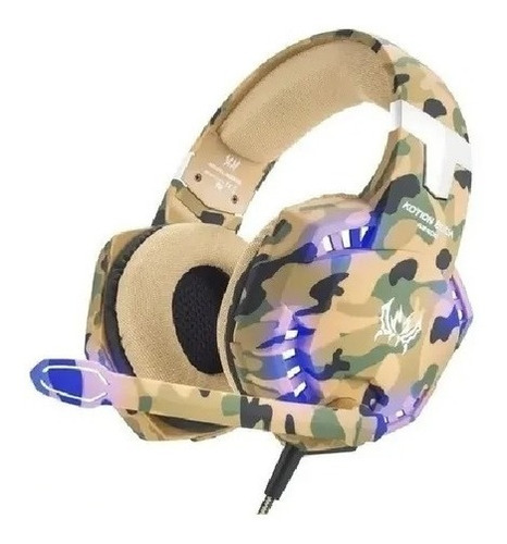 Diadema Gamer Kotion Each G2600 Camuflada Beige