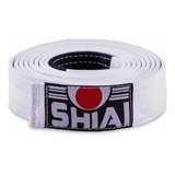 Faixa Brazilian Jiujitsu Shiai 6 Costuras Blanca