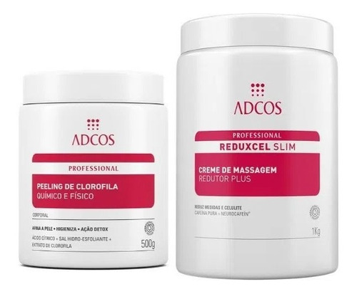 Kit Adcos Ação Detox E Redutora De Medidas- Uso Profissional