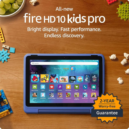 Nueva Tablet Amazon Fire Hd 10 Kids Pro Color Azul Nebula