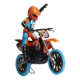 Motocross Extremo Con Sonidos Sfx Naranja Y Azul Para Niño