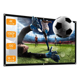 Pantalla Proyector Portátil 4k Hd 100 Pulgadas 16:9