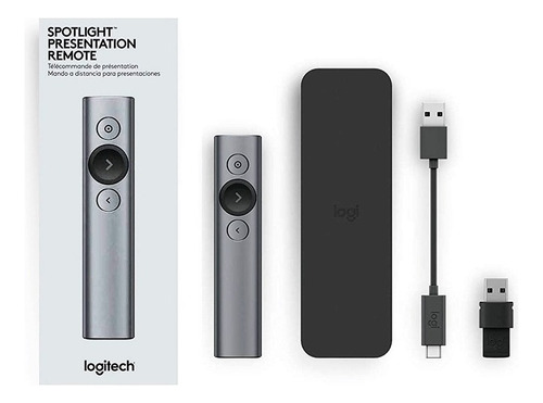 Puntero Presentador Inalámbrico Spotlight Logitech 30m Bt