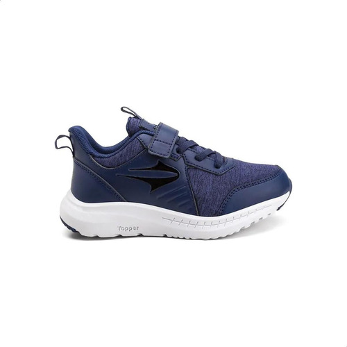 Zapatillas Topper Wind Iv Color Azul Marino/blanco - Niños 30 Ar