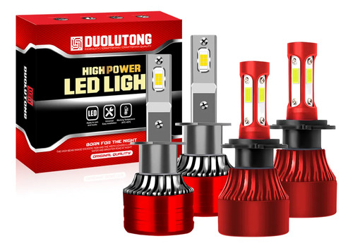 Para Renault Oroch 2018-2020 Faros Led Luz Alta H1 Baja H7