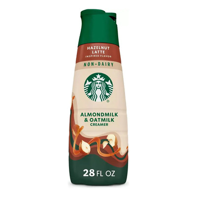 Starbucks Creamer Almondmilk Oatmilk Hazelnut Latte 828ml | MercadoLibre