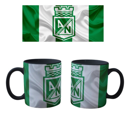 Mug Pocillo De Color De Atletico Nacional  Campeonas Taza