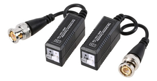 Par Video Balun Pasivo Doble Con Cable 1080p Hdcvi Ahd Hdtvi