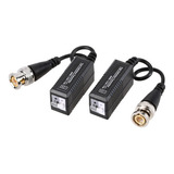 Par Video Balun Pasivo Doble Con Cable 1080p Hdcvi Ahd Hdtvi