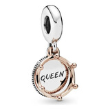 Charm Pandora Colgante Reina Y Corona Real Plata S925