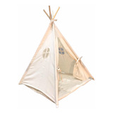 Cabana Infantil Tenda Toca Barraca 90x90x120 Cru + Brinde