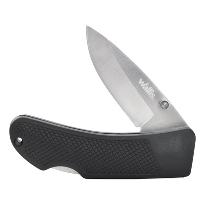 Navaja De Bloqueo Wallis K270347 Con Mango Negro Y Hoja Lisa