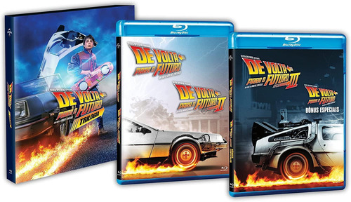 Box De Volta Para O Futuro - Trilogia Blu-ray 4 Discos